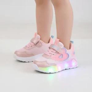 Heart LED Sneakers for Kids Ages 1-8
